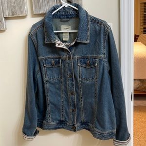 LL Bean Jean Jacket, size XL